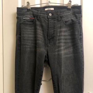 All-Black Tommy Hilfiger Denim jeans